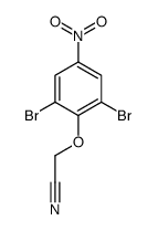 2-(2,6-二溴-4-硝基苯氧基)乙腈结构式