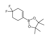 2-(4,4-二氟环己-1-烯-1-基)硼酸频那醇酯结构式
