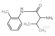 2-Amino-3-methyl-N-(2-methylphenyl)butanamide hydrochloride结构式