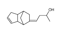Tricyclo(5.2.1.02,6)dec-3(or 4)-ene, 8-(3-hydroxybutylidene) Structure