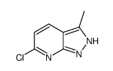 6-氯-3-甲基-1H-吡唑并[3,4-b]吡啶结构式