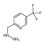2-(肼基甲基)-5-(三氟甲基)吡啶结构式