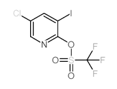 5-Chloro-3-iodopyridin-2-yl trifluoromethanesulfonate Structure