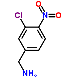 1-(3-Chloro-4-nitrophenyl)methanamine Structure