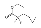 3-环丙基-2,2-二氟丙酸乙酯结构式