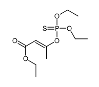 ethyl (E)-3-diethoxyphosphinothioyloxybut-2-enoate结构式
