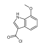 1H-Indole-3-carbonyl chloride, 7-methoxy- (9CI) Structure