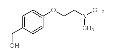 (4-(2-(二甲氨基)乙氧基)苯基)甲醇结构式