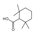 2,2,6,6-tetramethylcyclohexane-1-carboxylic acid结构式