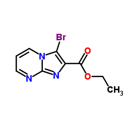 Ethyl 3-bromoimidazo[1,2-a]pyrimidine-2-carboxylate Structure