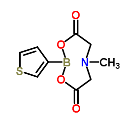 6-甲基-2-(噻吩-3-基)-1,3,6,2-二恶唑硼烷-4,8-​​二酮结构式