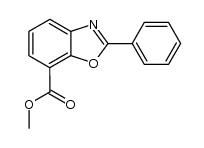 methyl 2-phenylbenzoxazole-7-carboxylate Structure