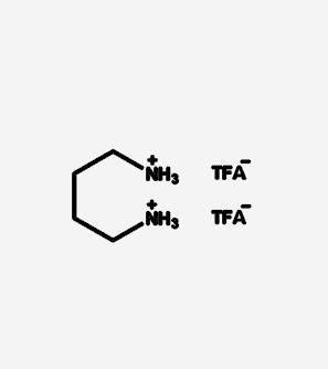 丁烷-1,4-三氟乙酸二铵结构式