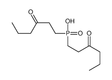 bis(3-oxohexyl)phosphinic acid结构式