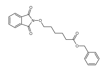 benzyl 6-(1,3-dioxoisoindolin-2-yloxy)hexanoate结构式