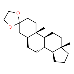5α-Androstan-3-one ethylene acetal Structure
