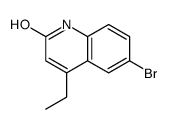 6-bromo-4-ethyl-1H-quinolin-2-one Structure