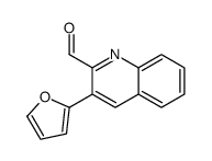 3-(furan-2-yl)quinoline-2-carbaldehyde Structure