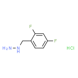 (2,4-二氟苄基)肼盐酸盐结构式