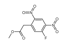 methyl (5-fluoro-2,4-dinitrophenyl)acetate Structure