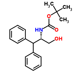 N-(tert-Butoxycarbonyl)-b-phenyl-L-phenylalaninol structure