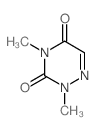 1,2,4-Triazine-3,5(2H,4H)-dione,2,4-dimethyl- structure