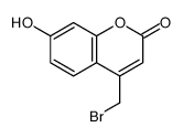 4-(bromomethyl)-7-hydroxy-chromen-2-one结构式