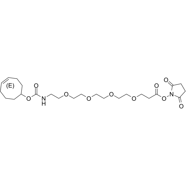 (E)-TCO-PEG4-NHS ester结构式