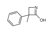 3-methyl-3-phenylazetidin-2-one结构式