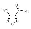 1-(4-甲基-1,2,5-噁二唑-3-基)-1-乙酮结构式