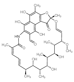 Rifamycin,25-O-deacetyl-3-formyl- Structure