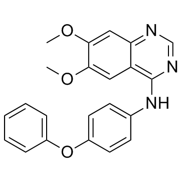 7-二甲氧基-N-(4-苯氧基苯基)- 氨基喹唑啉图片