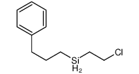 2-chloroethyl(3-phenylpropyl)silane Structure