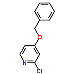4-(苄氧基)-2-氯吡啶结构式