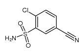 4-chloro-3-sulfamoylbenzonitrile Structure