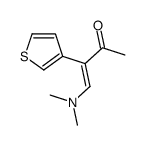 4-(dimethylamino)-3-thiophen-3-ylbut-3-en-2-one结构式