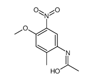 N-(2-甲基-4-甲氧基-5-硝基苯基)乙酰胺结构式