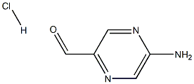 5-氨基吡嗪-2-甲醛盐酸盐结构式