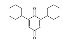 2,6-dicyclohexyl-1,4-benzoquinone Structure