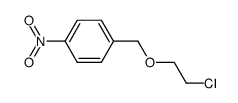 (2-chloro-ethyl)-(4-nitro-benzyl)-ether Structure