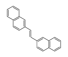 Naphthalene, 2,2- (1,2-ethenediyl)bis- structure