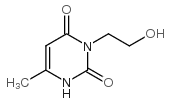 3-(2-羟基乙基)-6-甲基尿嘧啶结构式
