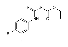 ethyl (4-bromo-3-methylphenyl)carbamothioylsulfanylformate Structure