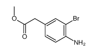 2-(4-氨基-3-溴苯基)乙酸甲酯结构式