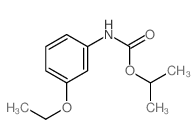 propan-2-yl N-(3-ethoxyphenyl)carbamate Structure
