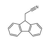 9-(cyanomethyl)fluorene结构式