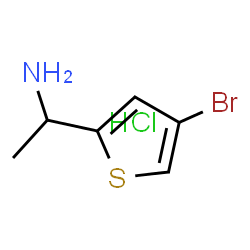 1-(4-溴噻吩-2-基)乙胺盐酸盐结构式