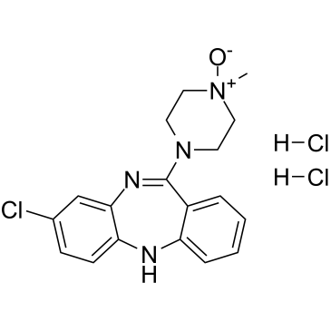 Clozapine N-oxide dihydrochloride Structure