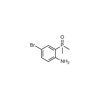 (2-氨基-5-溴苯基)二甲基氧化膦结构式