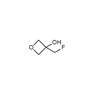 3-(氟甲基)氧杂环丁烷-3-醇结构式